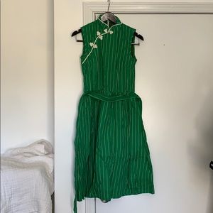 Happy Yellow Dress - Green The Wanderer Dress M